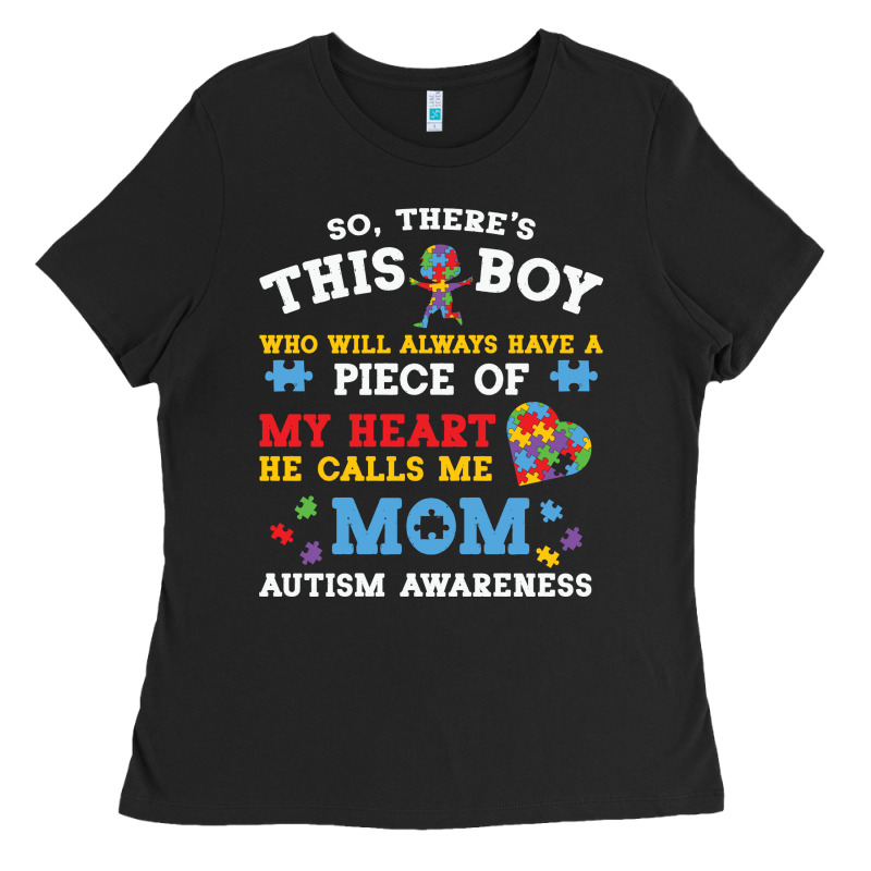 Lil Autism Mom Ladies Tee by CowhideDigitalArt | Teevron