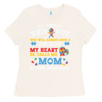 Bone LIL Autism Mom Ladies Tee - CowhideDigitalArt