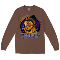 Chestnut Happy Halloween Long Sleeve Tee - SublimationCraftShop