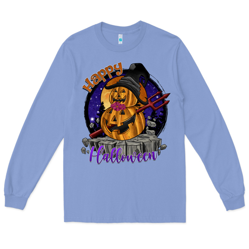 Happy Halloween Long Sleeve Tee by SublimationCraftShop | Teevron