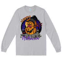 Moon Dust Happy Halloween Long Sleeve Tee - SublimationCraftShop