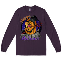 Plum Happy Halloween Long Sleeve Tee - SublimationCraftShop