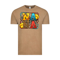 Vintage Coffee Softball nana leopard frame Vintage Tee - LillyAllenDesigns