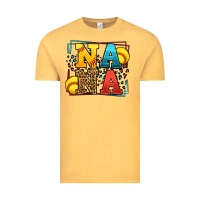 Vintage Mustard Softball nana leopard frame Vintage Tee - LillyAllenDesigns