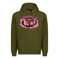 Army Green together we fight football Premium Hoodie - BarkalooDesign