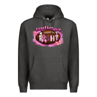 Charcoal Heather together we fight football Premium Hoodie - BarkalooDesign