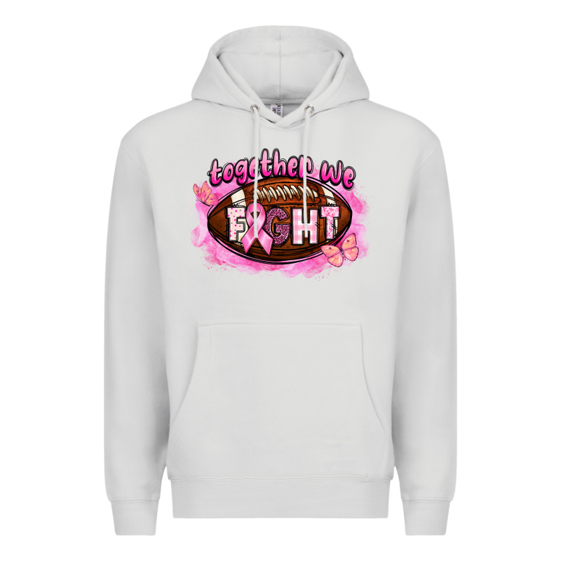Together We Fight Football Premium Hoodie by BarkalooDesign | Teevron