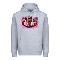 Heather Grey together we fight football Premium Hoodie - BarkalooDesign