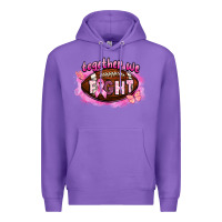 Purple together we fight football Premium Hoodie - BarkalooDesign