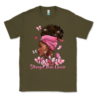 Army Green stronger than cancer Classic Tee - BarkalooDesign