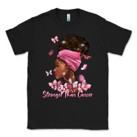 Black stronger than cancer Classic Tee - BarkalooDesign