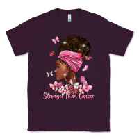 Plum stronger than cancer Classic Tee - BarkalooDesign