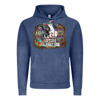 Vintage Denim autism awareness2 Vintage Hoodie - SublimationCraftShop