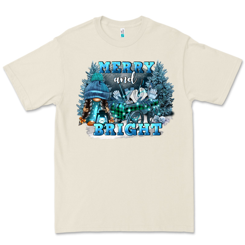 Merry And Bright Premium Tee by FaDigitalArtStudio | Teevron