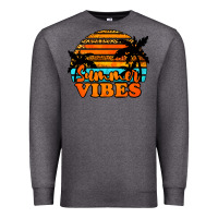 Charcoal Heather Summer Vibes Premium Sweatshirt - Jasminsmagicworld
