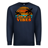 Navy Summer Vibes Premium Sweatshirt - Jasminsmagicworld