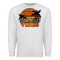 Oatmeal Heather Summer Vibes Premium Sweatshirt - Jasminsmagicworld