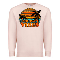 Pale Pink Summer Vibes Premium Sweatshirt - Jasminsmagicworld
