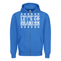 True Royal Let's Go Brandon Impeach Zipper Hoodie - Jasminsmagicworld