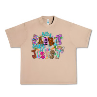 Burro Silly Rabbit Easter Is For Jesus Urban Heavy Tee - CowhideDigitalArt