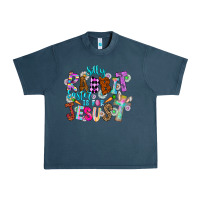 Midnight Navy Silly Rabbit Easter Is For Jesus Urban Heavy Tee - CowhideDigitalArt