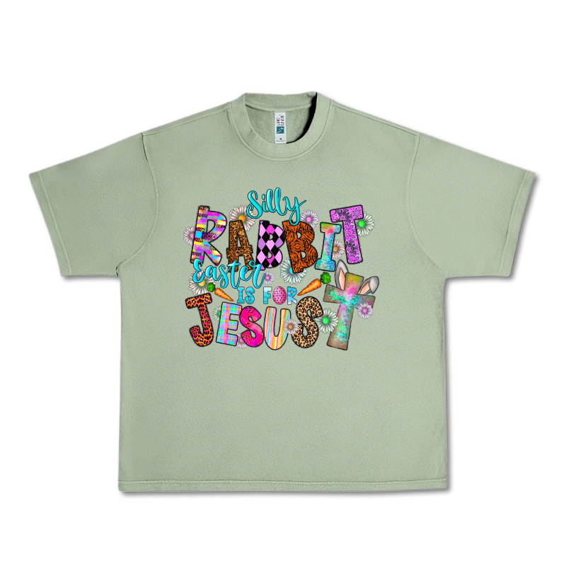 Silly Rabbit Easter Is For Jesus Urban Heavy Tee by CowhideDigitalArt | Teevron