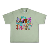 Oil Green Silly Rabbit Easter Is For Jesus Urban Heavy Tee - CowhideDigitalArt