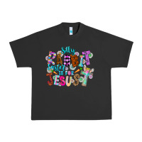 Pigment Black Silly Rabbit Easter Is For Jesus Urban Heavy Tee - CowhideDigitalArt