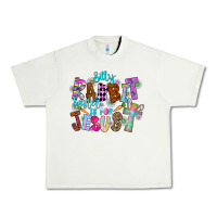 Pistachio Silly Rabbit Easter Is For Jesus Urban Heavy Tee - CowhideDigitalArt