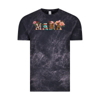 Cloud Black western mama pink roses Mother's Day Vintage Tee - LillyAllenDesigns