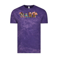 Cloud Purple western mama pink roses Mother's Day Vintage Tee - LillyAllenDesigns