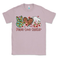 Lilac Easter Day Peace love Easter Classic Tee - OliviaCreatesArt