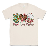 Natural Easter Day Peace love Easter Classic Tee - OliviaCreatesArt