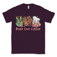 Plum Easter Day Peace love Easter Classic Tee - OliviaCreatesArt