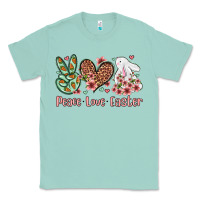 Seafoam Easter Day Peace love Easter Classic Tee - OliviaCreatesArt