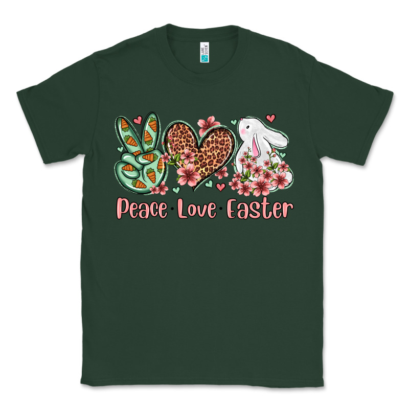 Easter Day Peace Love Easter Classic Tee by OliviaCreatesArt | Teevron