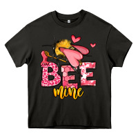 Asphalt Bee Mine Valentines Day Heavy Core Tee - OliviaCreatesArt
