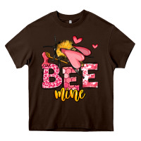 Bee Mine Valentines Day Heavy Core Tee | Teevron