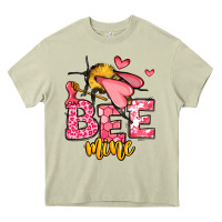 Mossy Bee Mine Valentines Day Heavy Core Tee - OliviaCreatesArt