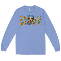 Colony Blue Coffee Then Cows Long Sleeve Tee - LillyAllenDesigns