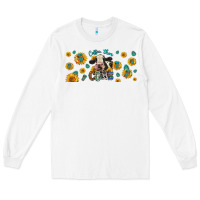 White Coffee Then Cows Long Sleeve Tee - LillyAllenDesigns