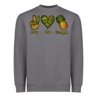 Storm Peace Love Pineapple Heavyweight Sweatshirt - Jasminsmagicworld