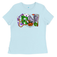 Baby Blue Halloween RN Registered NurseHalloween RN Register Ladies Tee - LillyAllenDesigns