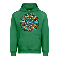 Emerald gemstone sunflower Urban Hoodie - RanaPortraitStore