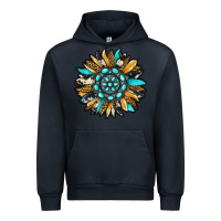 Navy gemstone sunflower Urban Hoodie - RanaPortraitStore