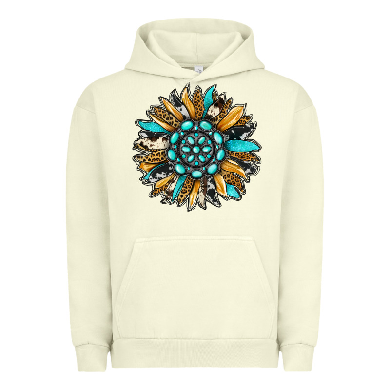 Gemstone Sunflower Urban Hoodie by RanaPortraitStore | Teevron