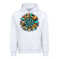 White gemstone sunflower Urban Hoodie - RanaPortraitStore