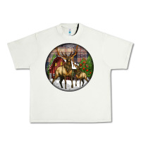 Pistachio elk buck deer christmas Urban Heavy Tee - LillyAllenDesigns