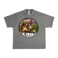 Tornado elk buck deer christmas Urban Heavy Tee - LillyAllenDesigns