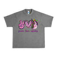 Tornado Peace Love Unicorn Urban Heavy Tee - Jasminsmagicworld
